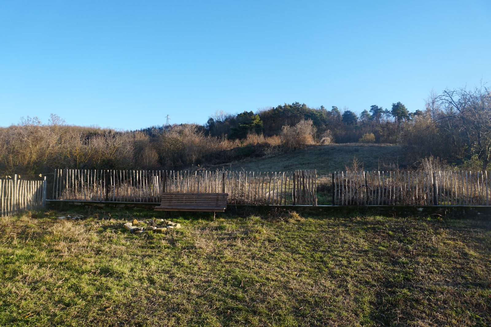View over the hills
